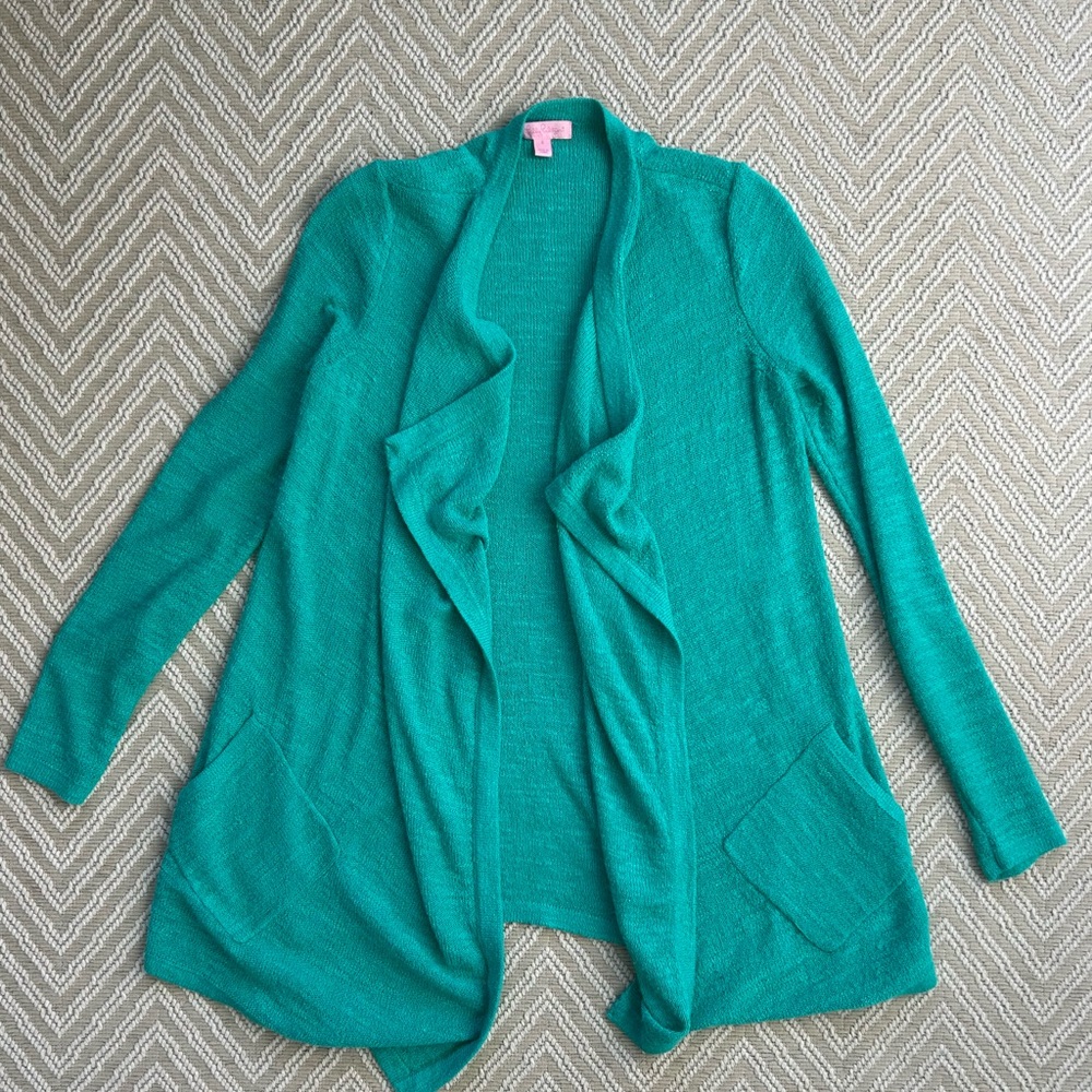 Lilly Pulitzer Chesapeake Waterfall Cardigan - Picture 2 of 5